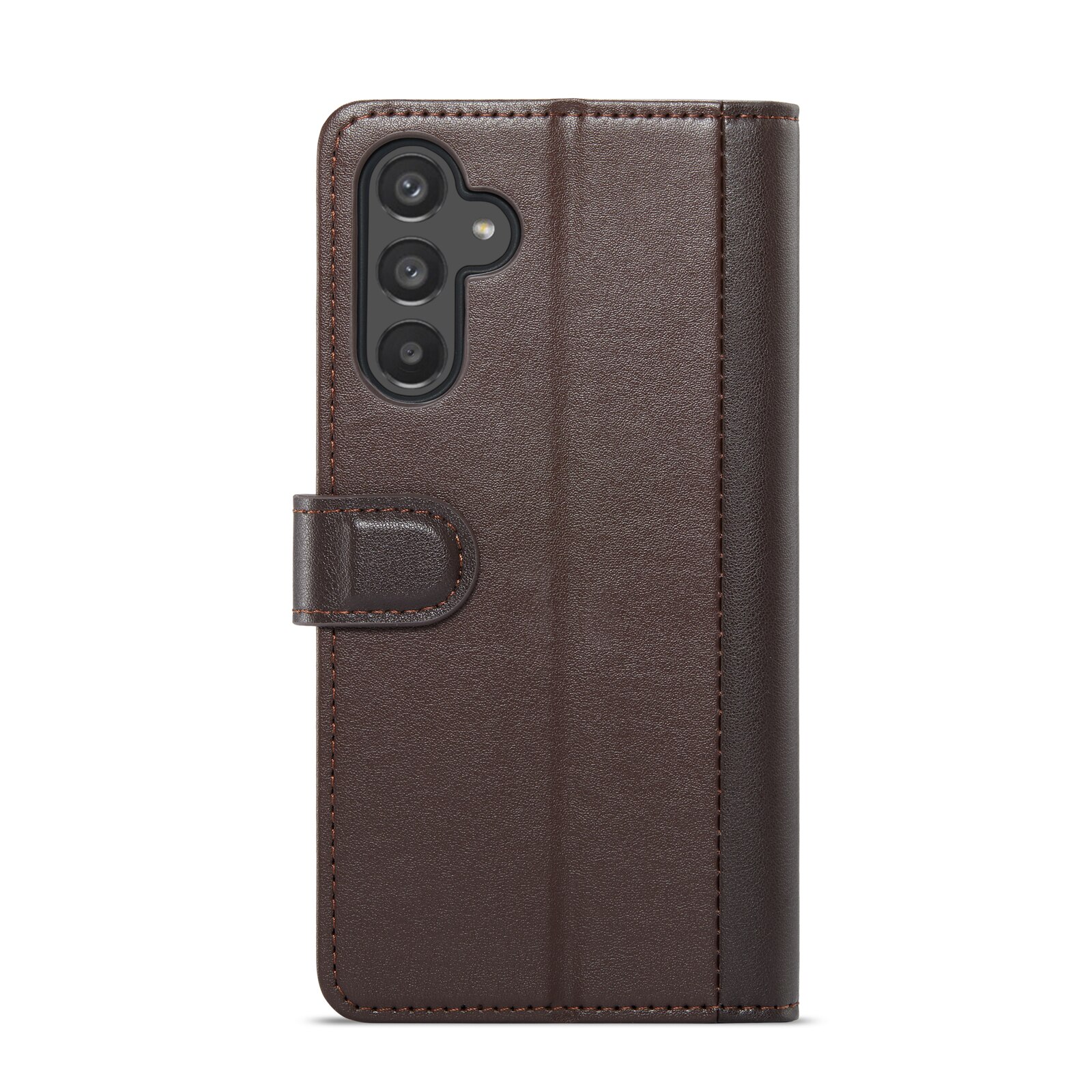 Samsung Galaxy A25 Genuine Leather Wallet Case Brown