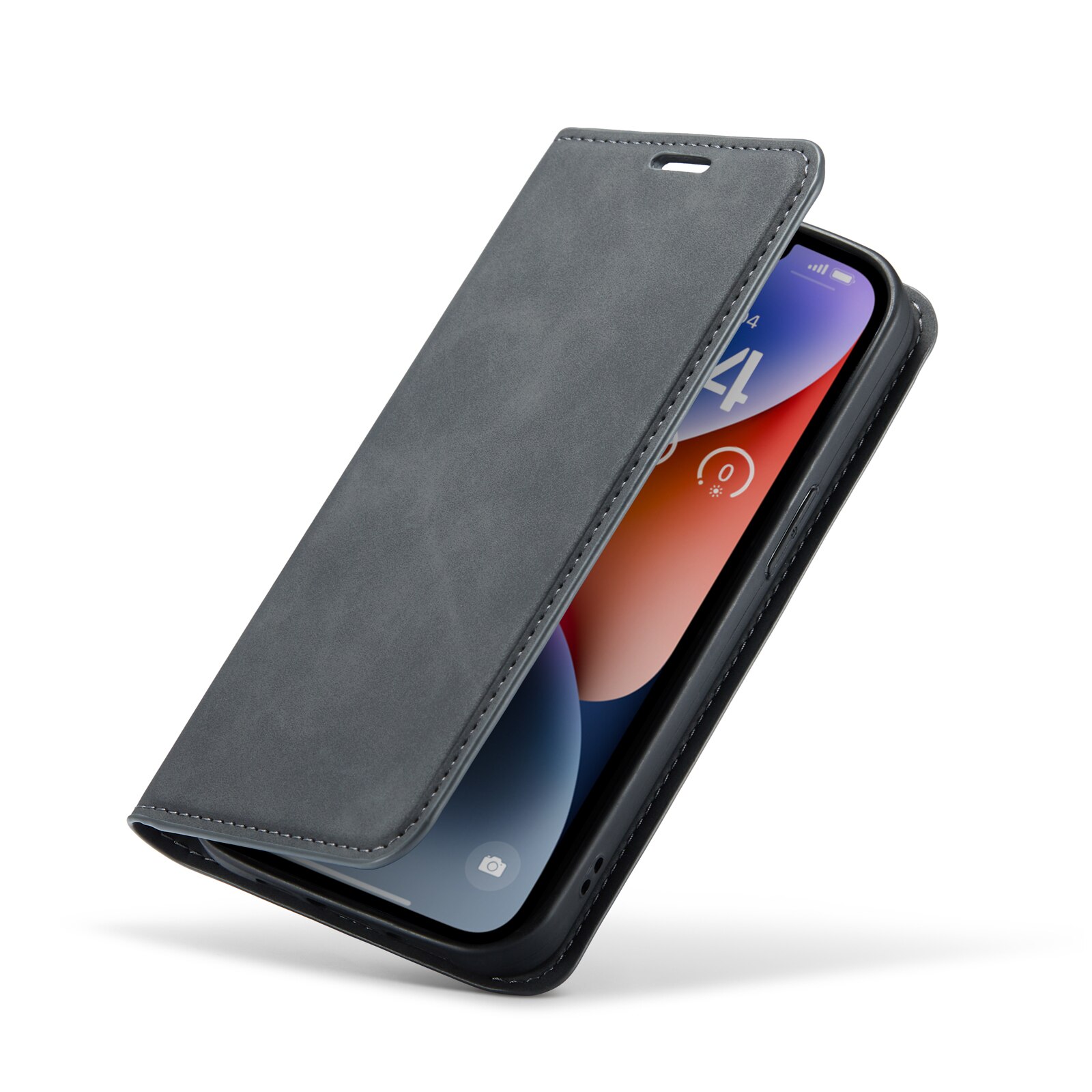 iPhone 14 Slim Wallet Case Black