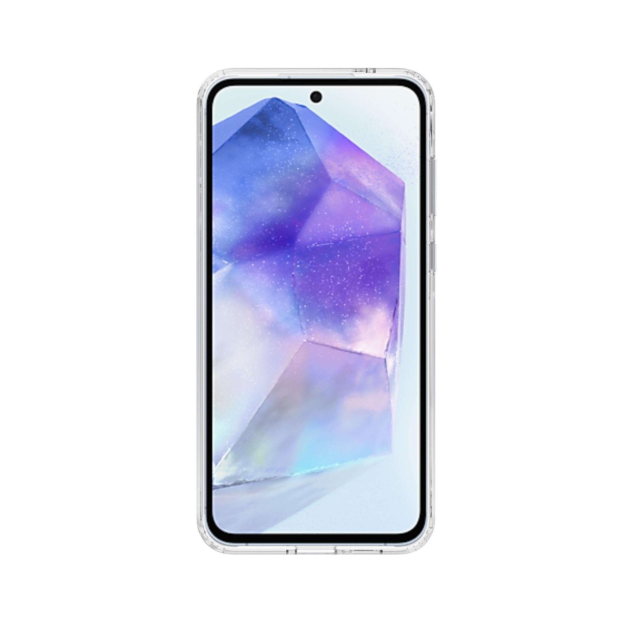 Samsung Galaxy A55 Hybrid Case Transparent