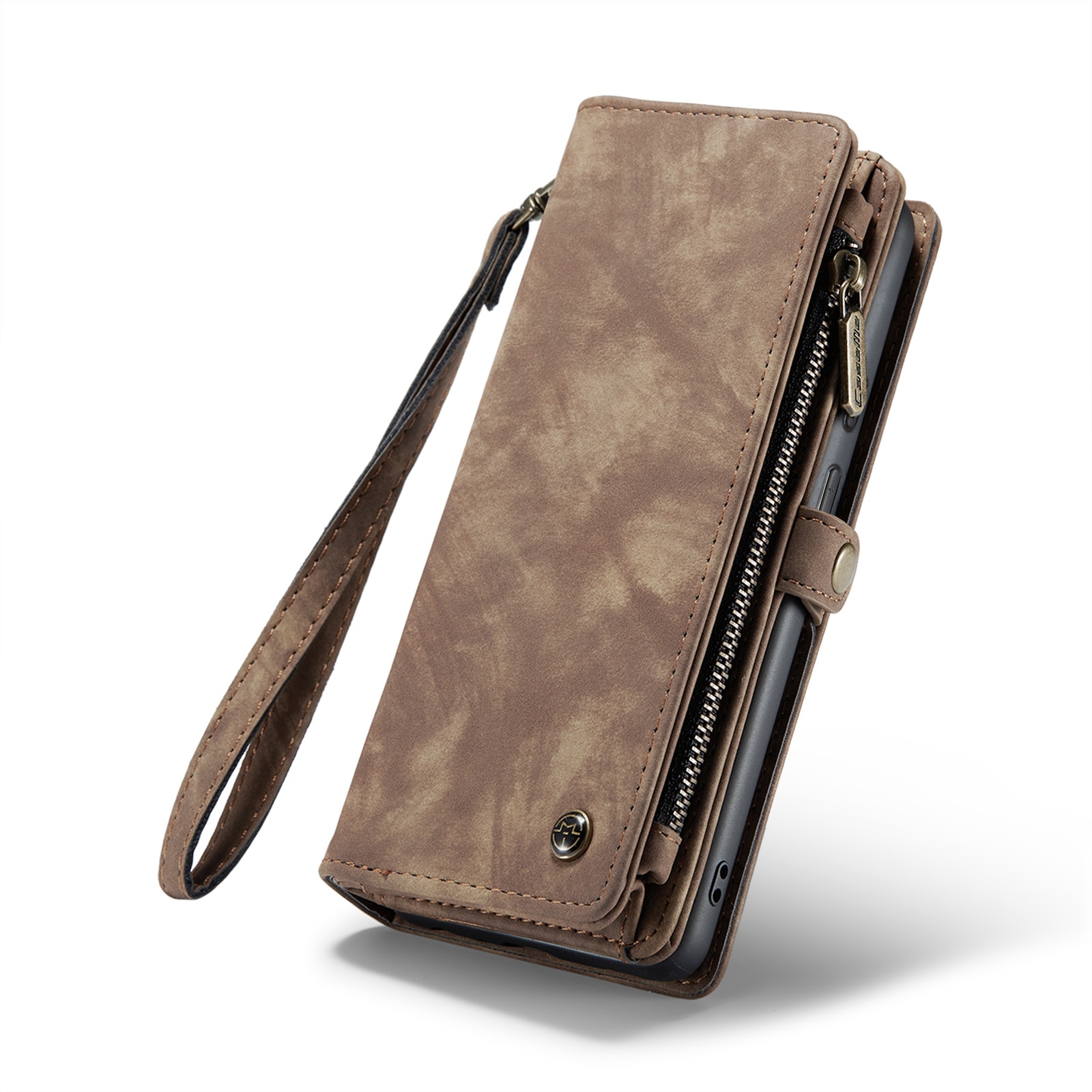 Google Pixel 8a Multi-slot Wallet Case Brown