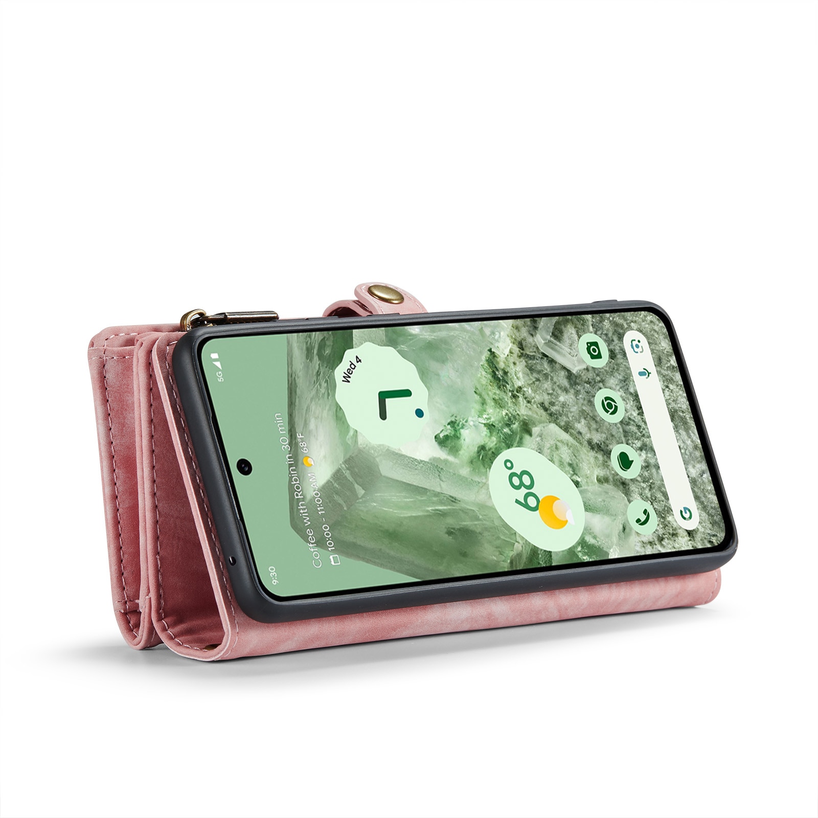 Google Pixel 8a Multi-slot Wallet Case Pink