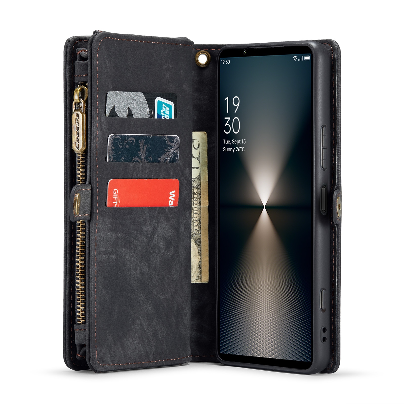 Sony Xperia 10 VI Multi-slot Wallet Case Grey