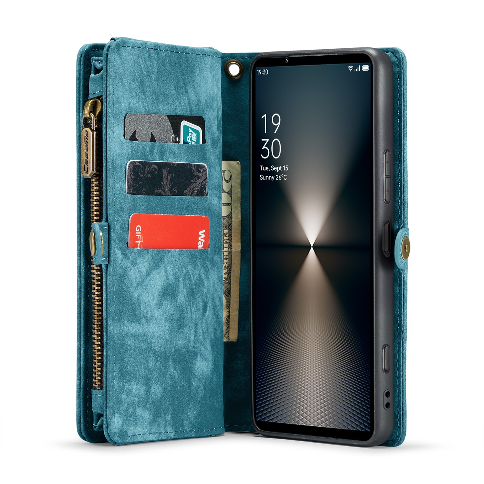 Sony Xperia 10 VI Multi-slot Wallet Case Blue