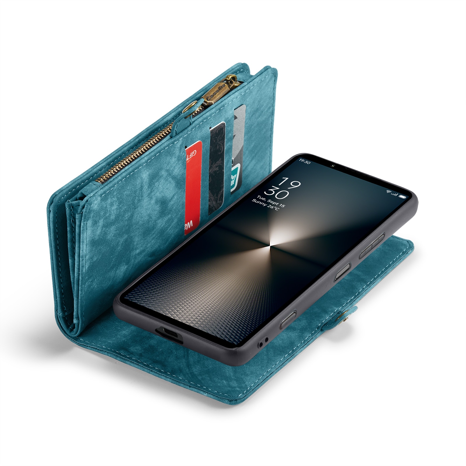 Sony Xperia 10 VI Multi-slot Wallet Case Blue