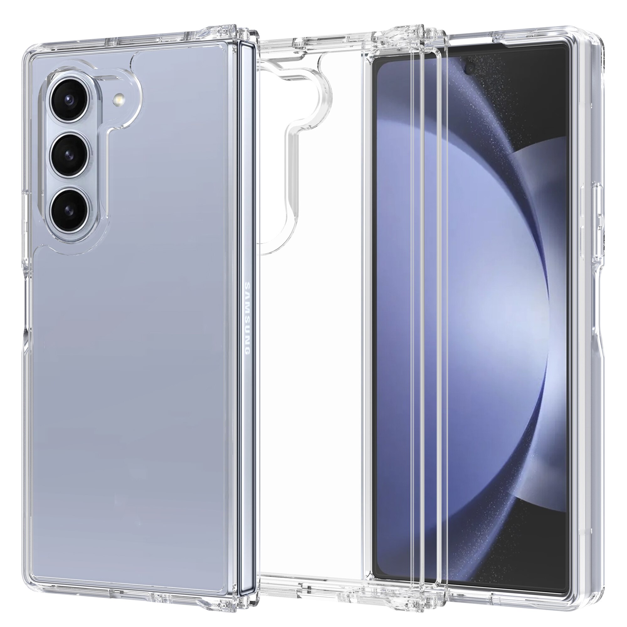 Samsung Galaxy Z Fold 6 Hybrid Case Transparent