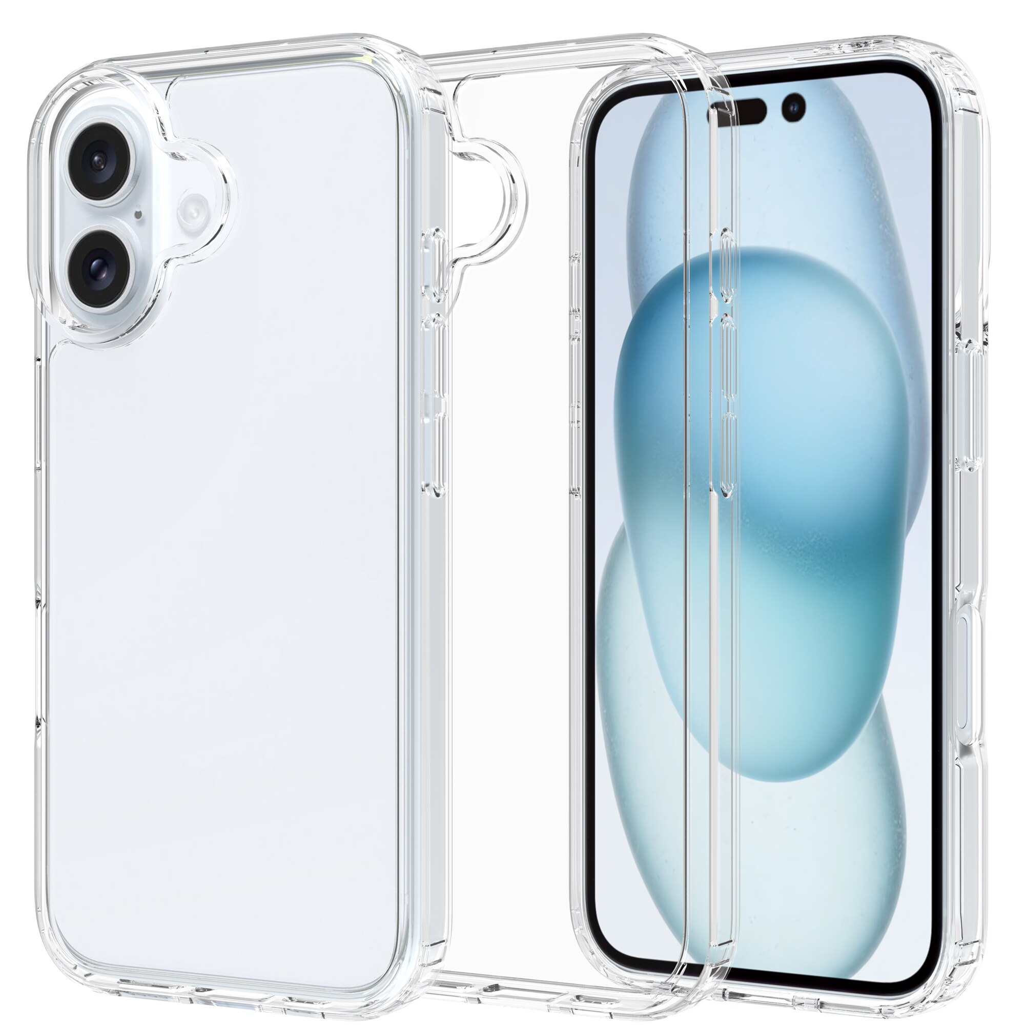 iPhone 16 Plus Hybrid Case Transparent