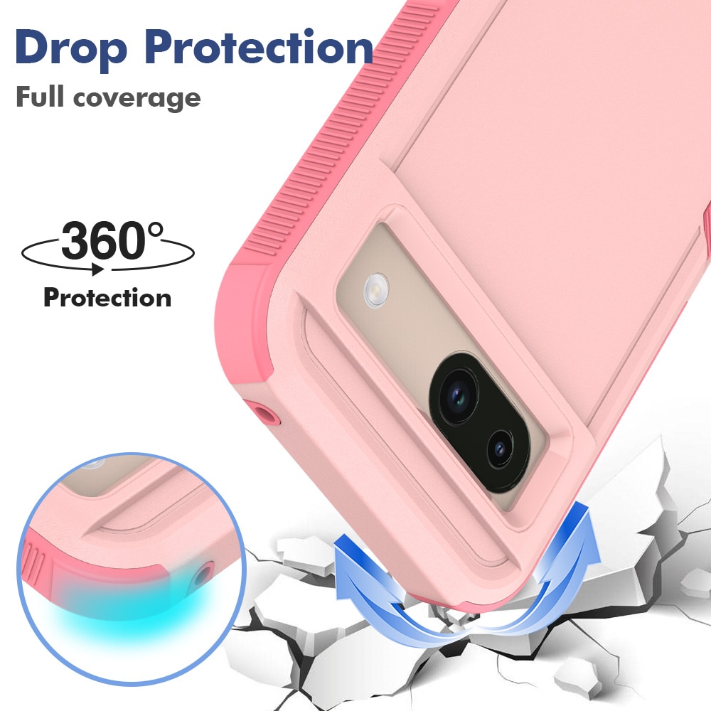 Google Pixel 8a Off-road Hybrid Case Pink