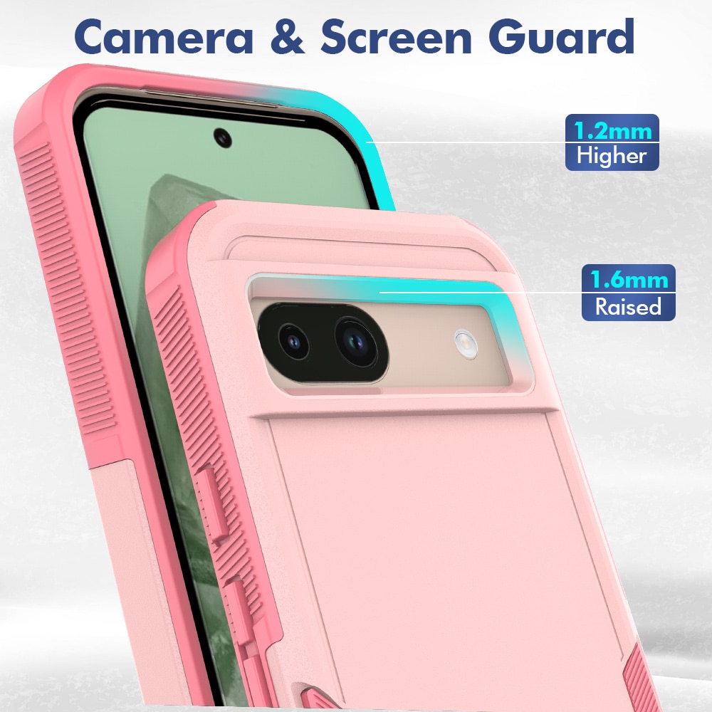 Google Pixel 8a Off-road Hybrid Case Pink