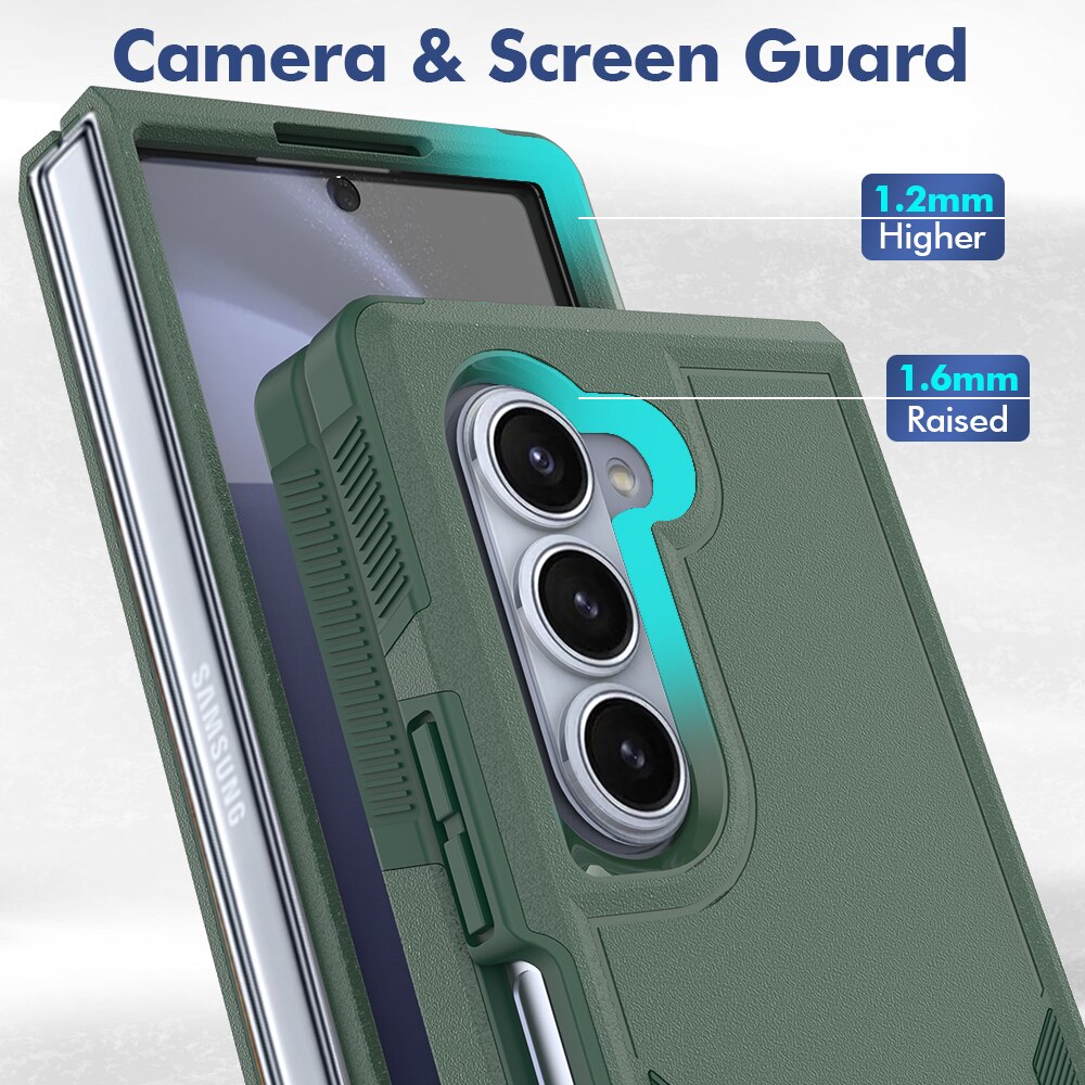 Samsung Galaxy Z Fold 6 Off-road Hybrid Case Green