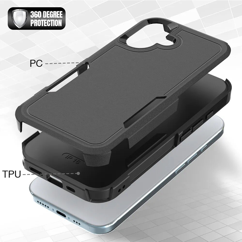 iPhone 16 Off-road Hybrid Case Black