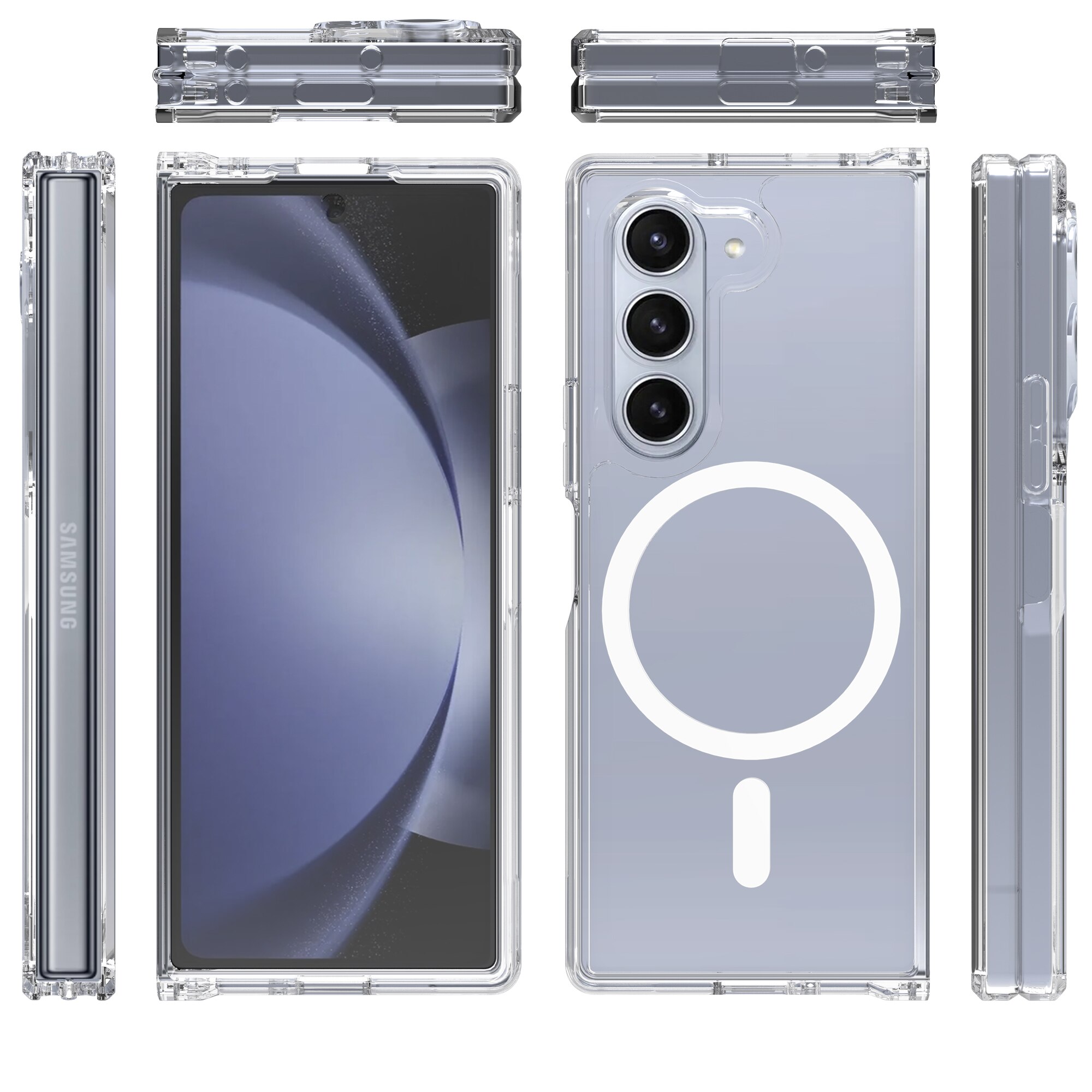 Hybrid Case MagSafe Samsung Galaxy Z Fold 6 Transparent