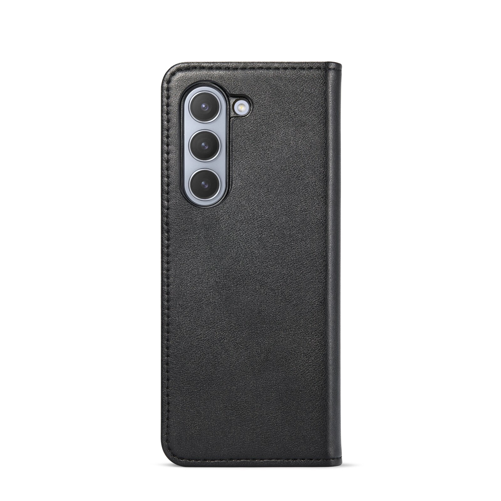 Samsung Galaxy Z Fold 6 Genuine Leather Wallet Case Black