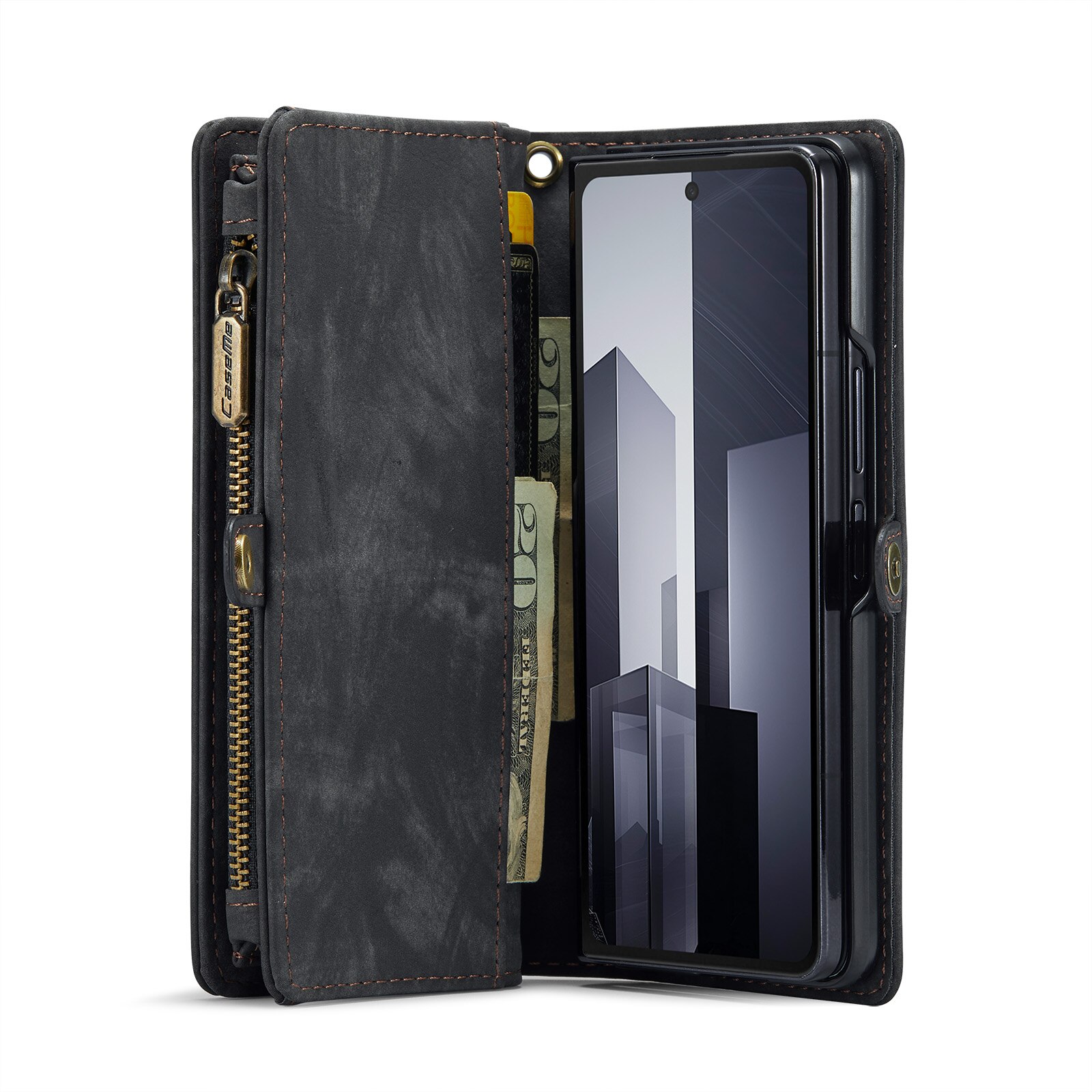 Samsung Galaxy Z Fold 6 Multi-slot Wallet Case Grey