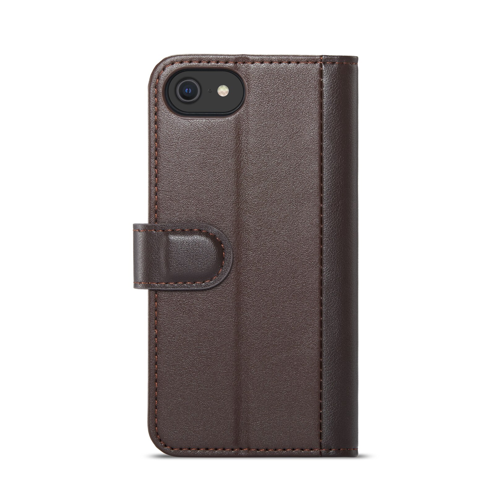 iPhone 7 Genuine Leather Wallet Case Brown