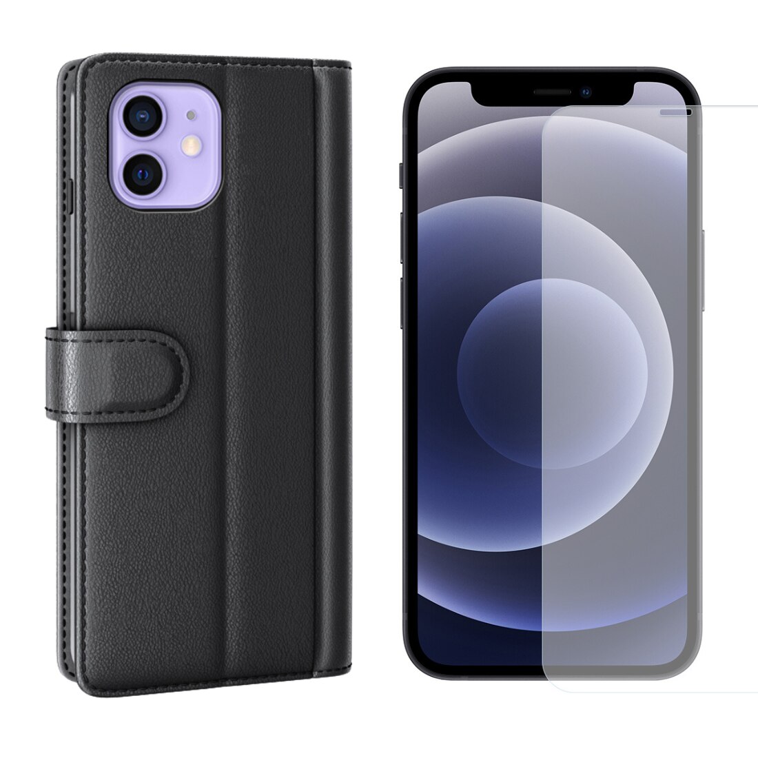 iPhone 11 Kit w. Wallet Case and Screen Protector