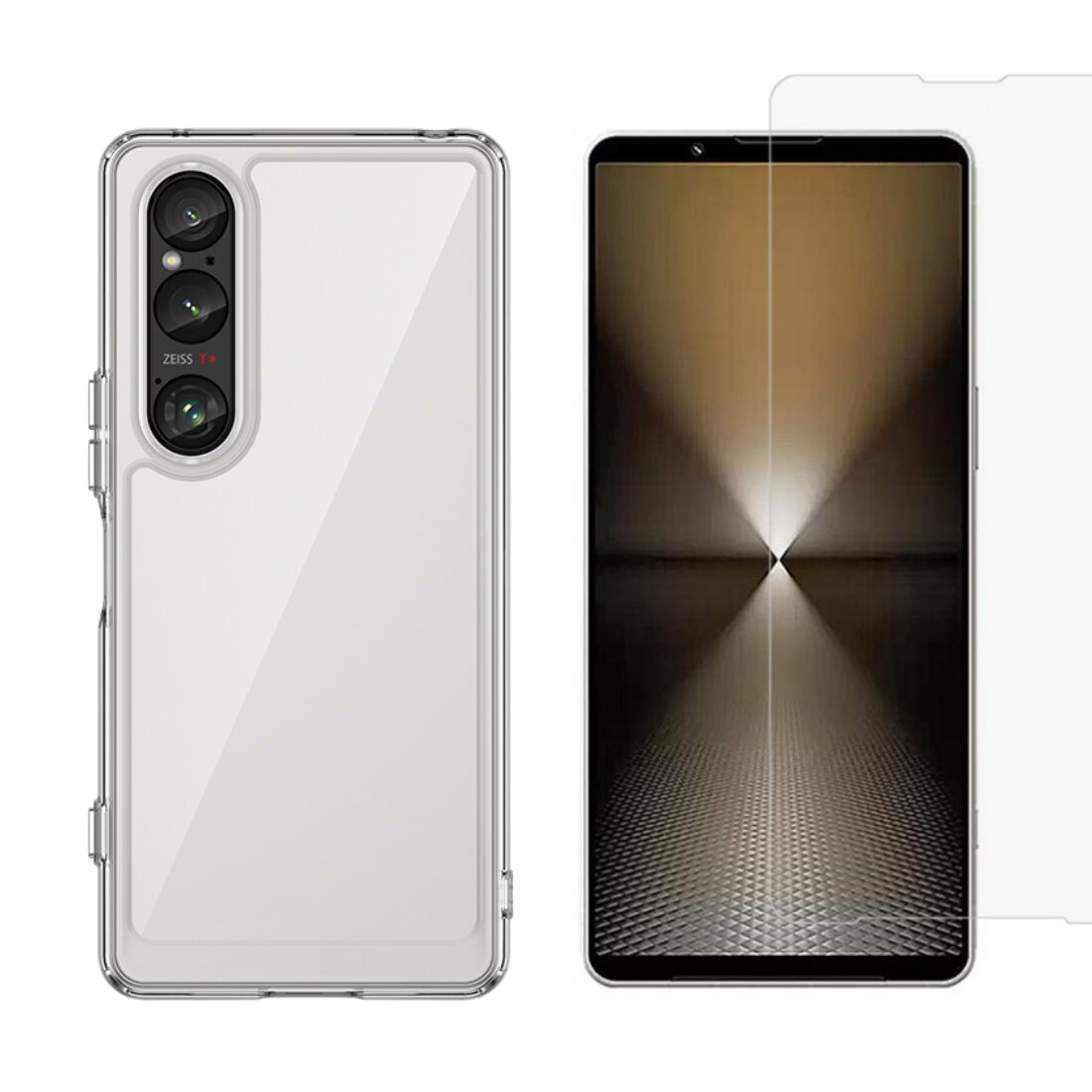 Sony Xperia 1 VI Kit w. Case and Screen Protector