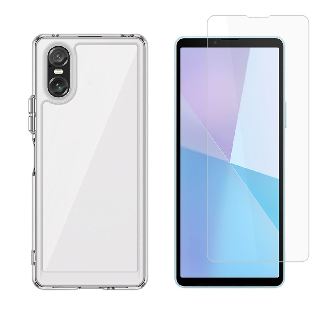 Sony Xperia 10 VI Kit w. Case and Screen Protector