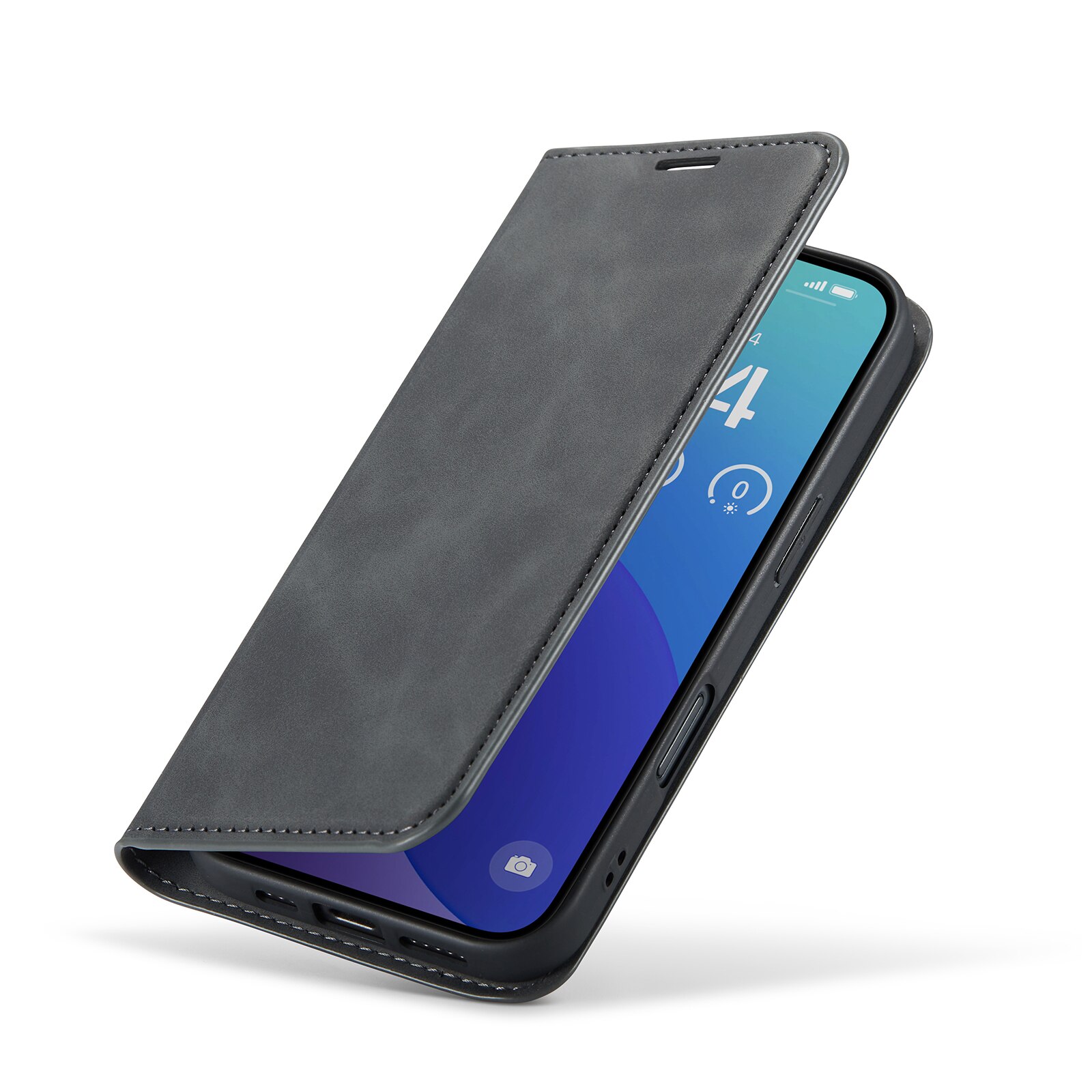 iPhone 16 Pro Slim Wallet Case Black