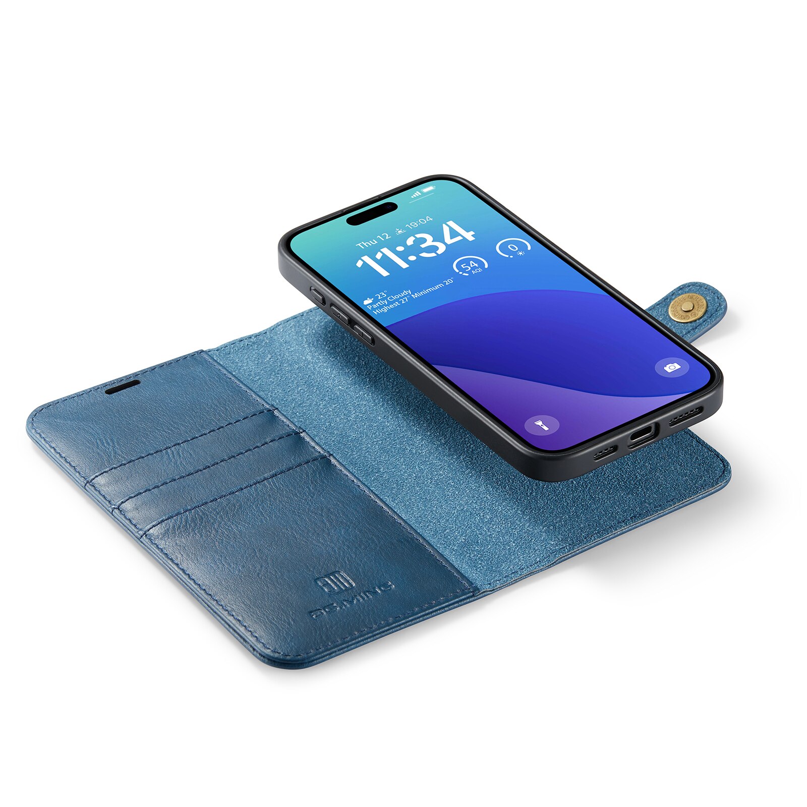 iPhone 16 Pro Max Magnet Wallet Blue