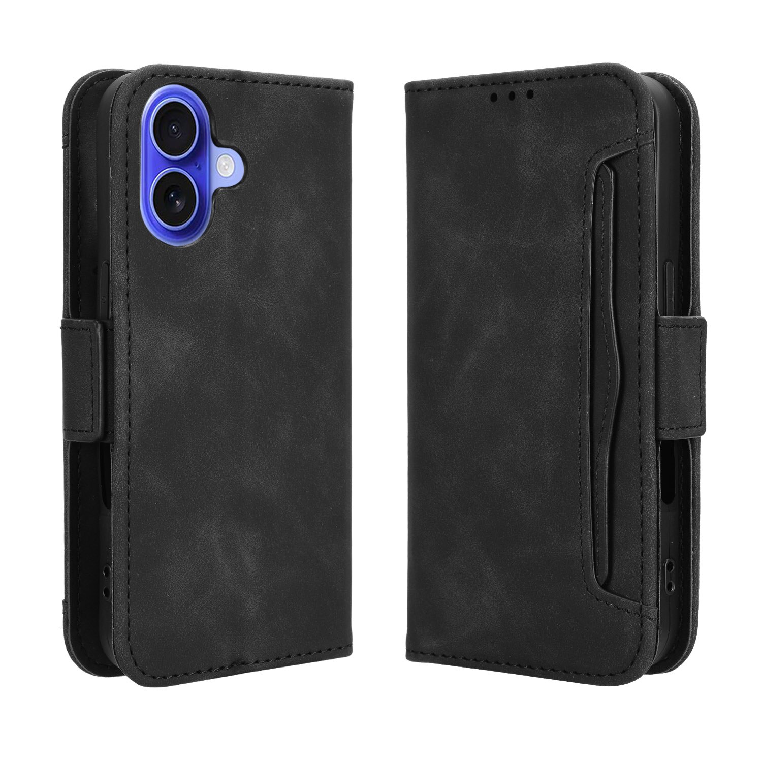 iPhone 16 Plus Multi Wallet Case Black