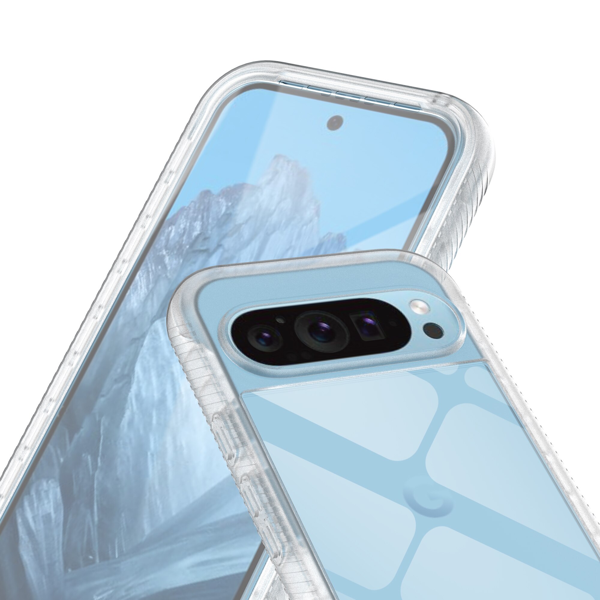 Google Pixel 9 Pro Full Protection Case Transparent