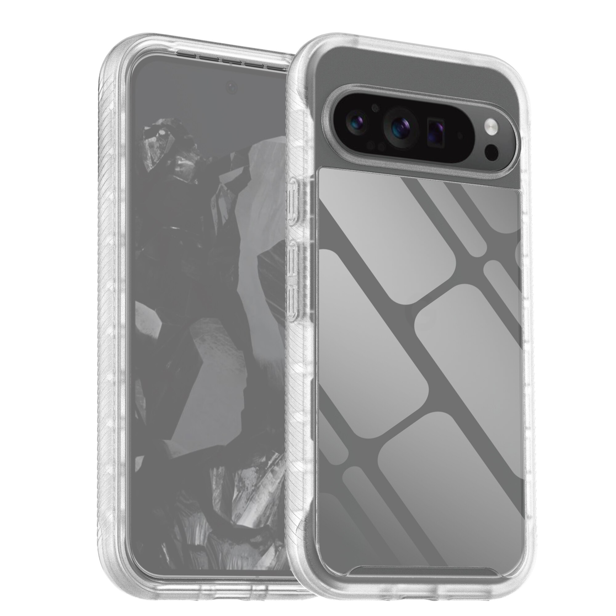 Google Pixel 9 Pro XL Full Protection Case Transparent