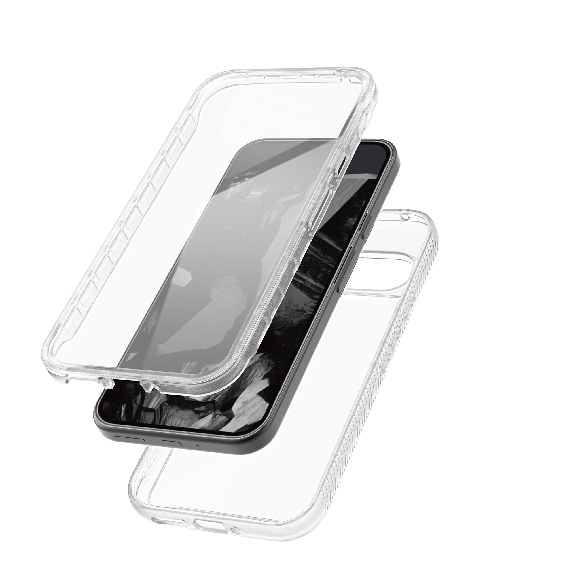 Google Pixel 9 Pro XL Full Protection Case Transparent