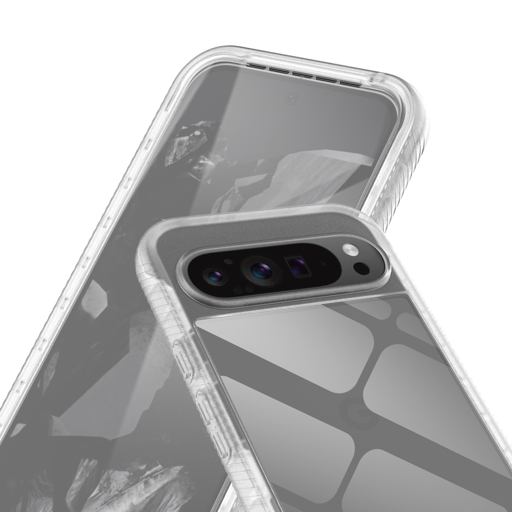 Google Pixel 9 Pro XL Full Protection Case Transparent