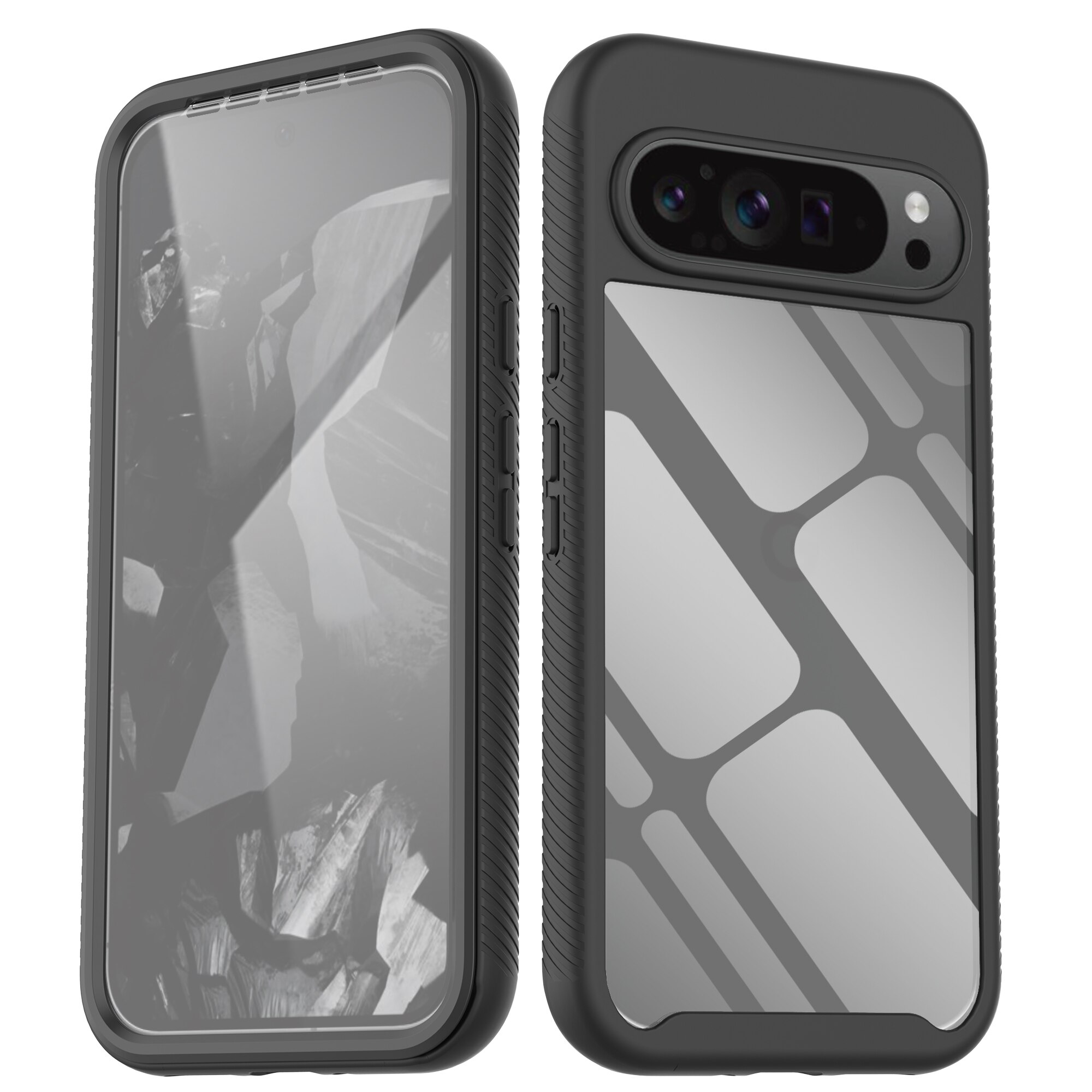 Google Pixel 9 Pro XL Full Protection Case Black