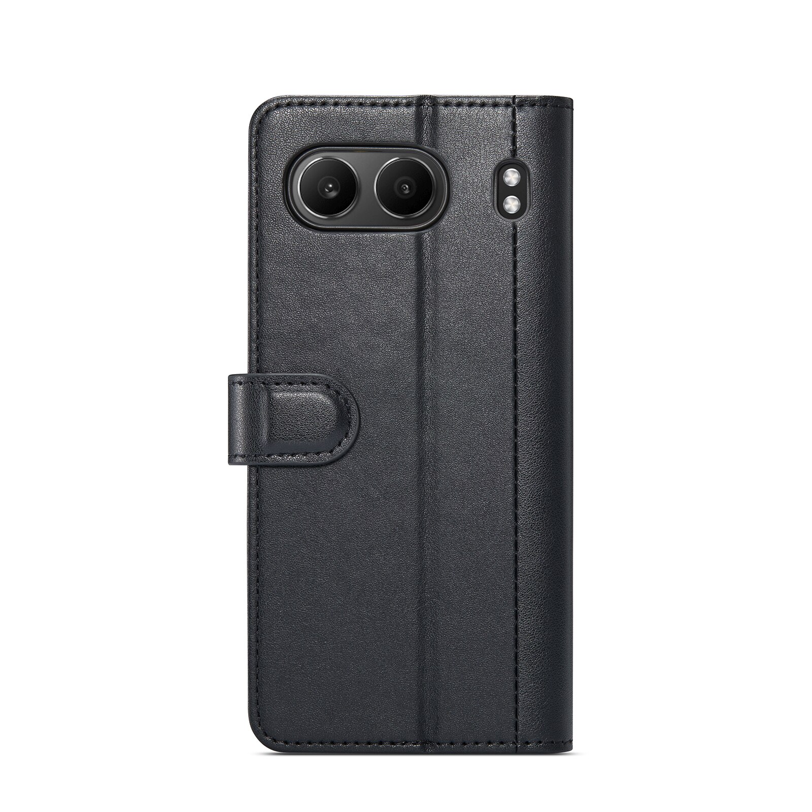 OnePlus Nord 4 Genuine Leather Wallet Case Black