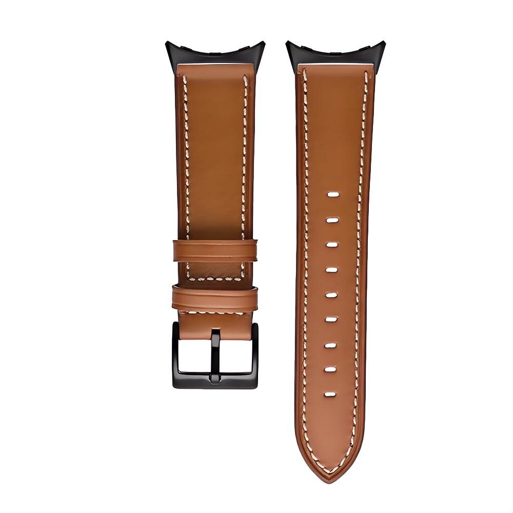 Google Pixel Watch 2 Leather Strap Cognac