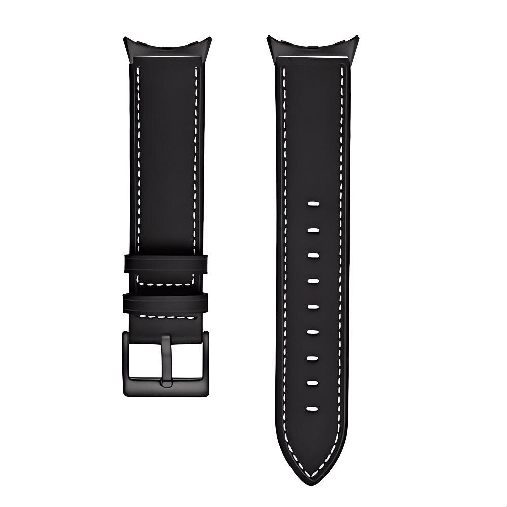 Google Pixel Watch 3 45mm Leather Strap Black