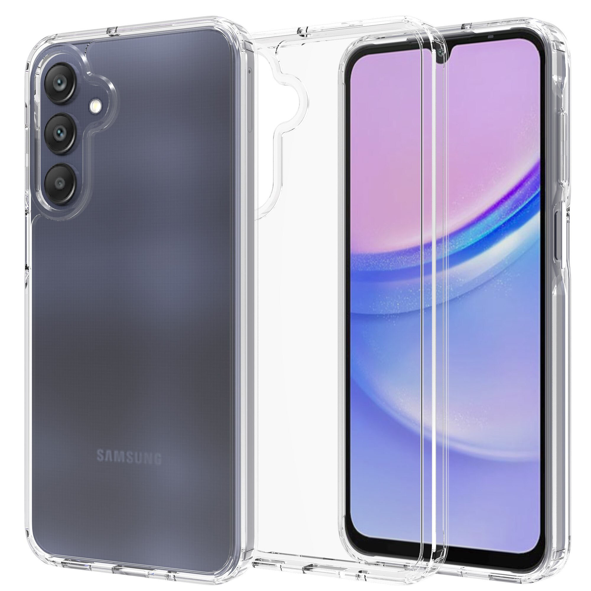 Samsung Galaxy A26 Hybrid Case Transparent