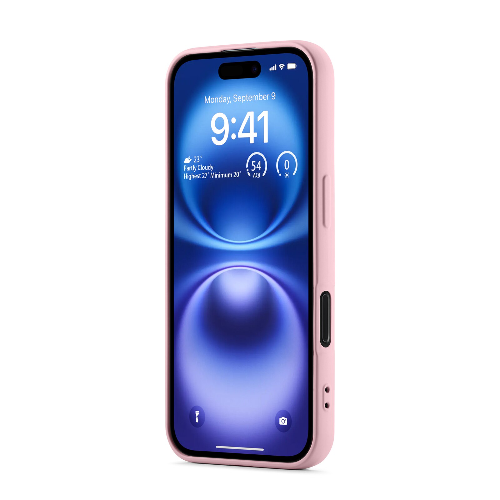 iPhone 16 Plus Shock-resistant TPU Case Pink