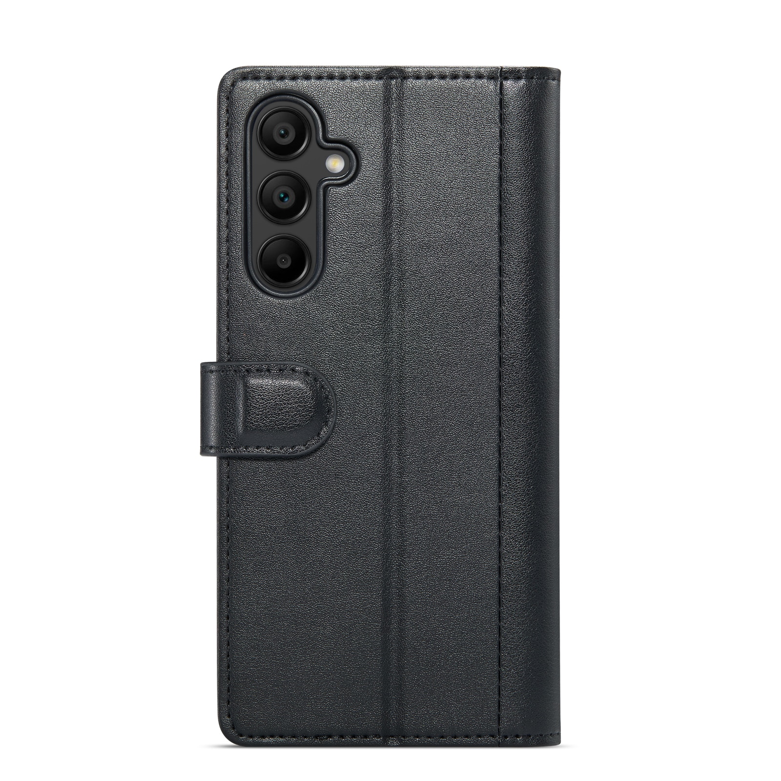 Samsung Galaxy A16 Genuine Leather Wallet Case Black