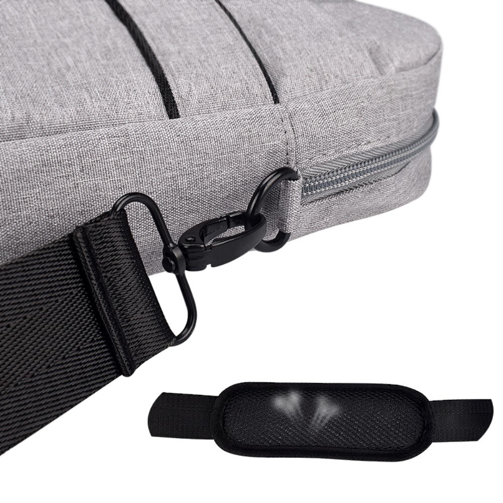 Laptop bag with shoulder strap up to 13,3" Grey