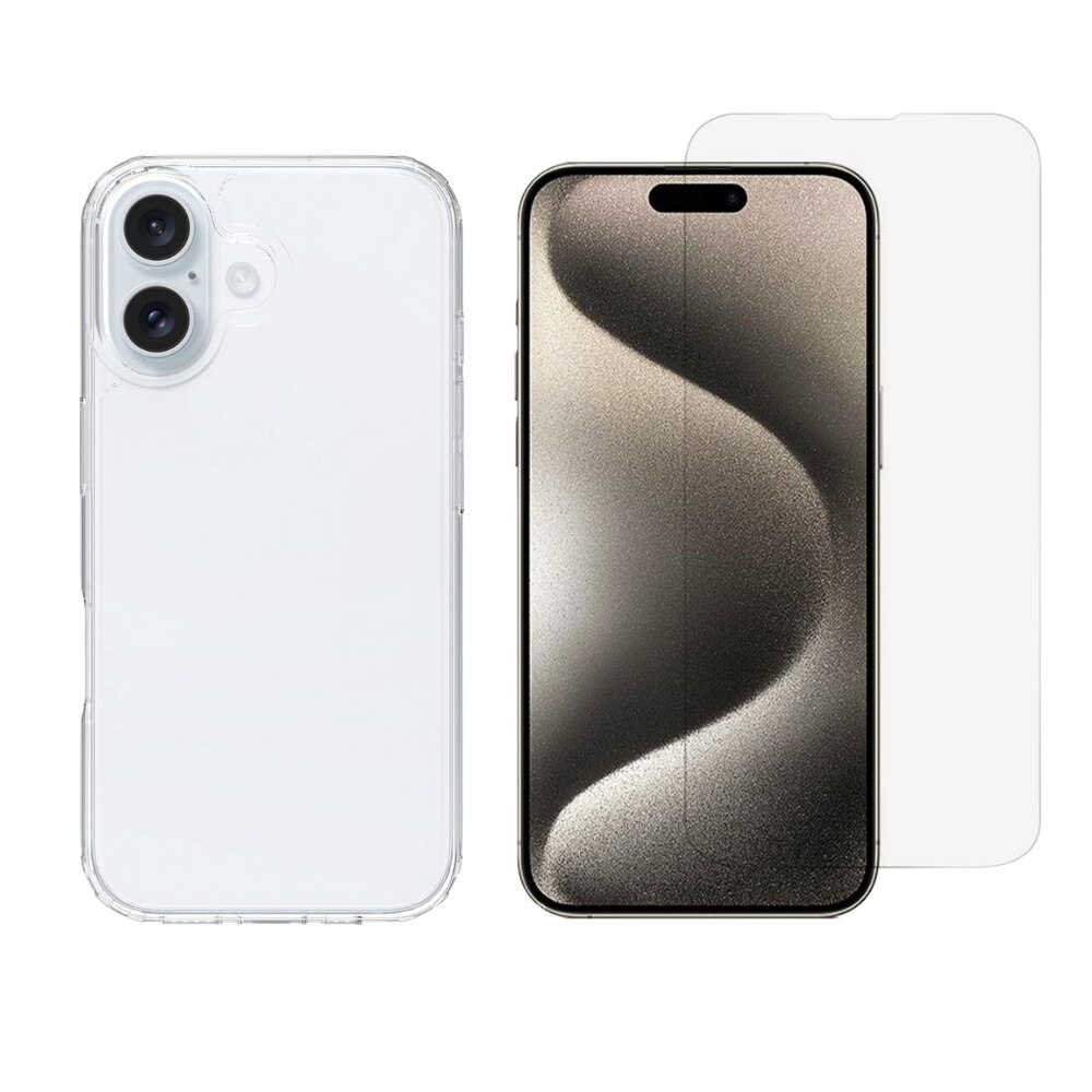 iPhone 16 Plus Kit w. Case and Screen Protector