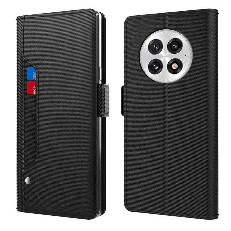  OnePlus 13 Wallet Case Mirror Black