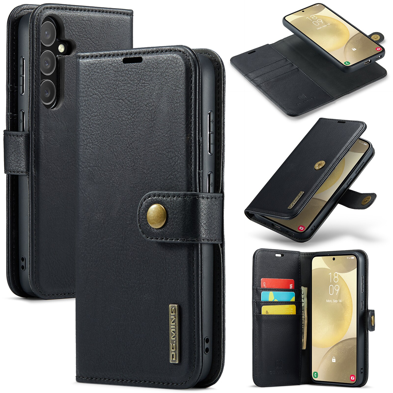 Samsung Galaxy S25 Magnet Wallet Black