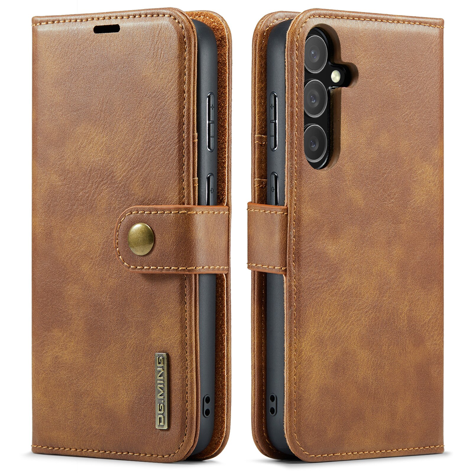 Samsung Galaxy S25 Magnet Wallet Cognac