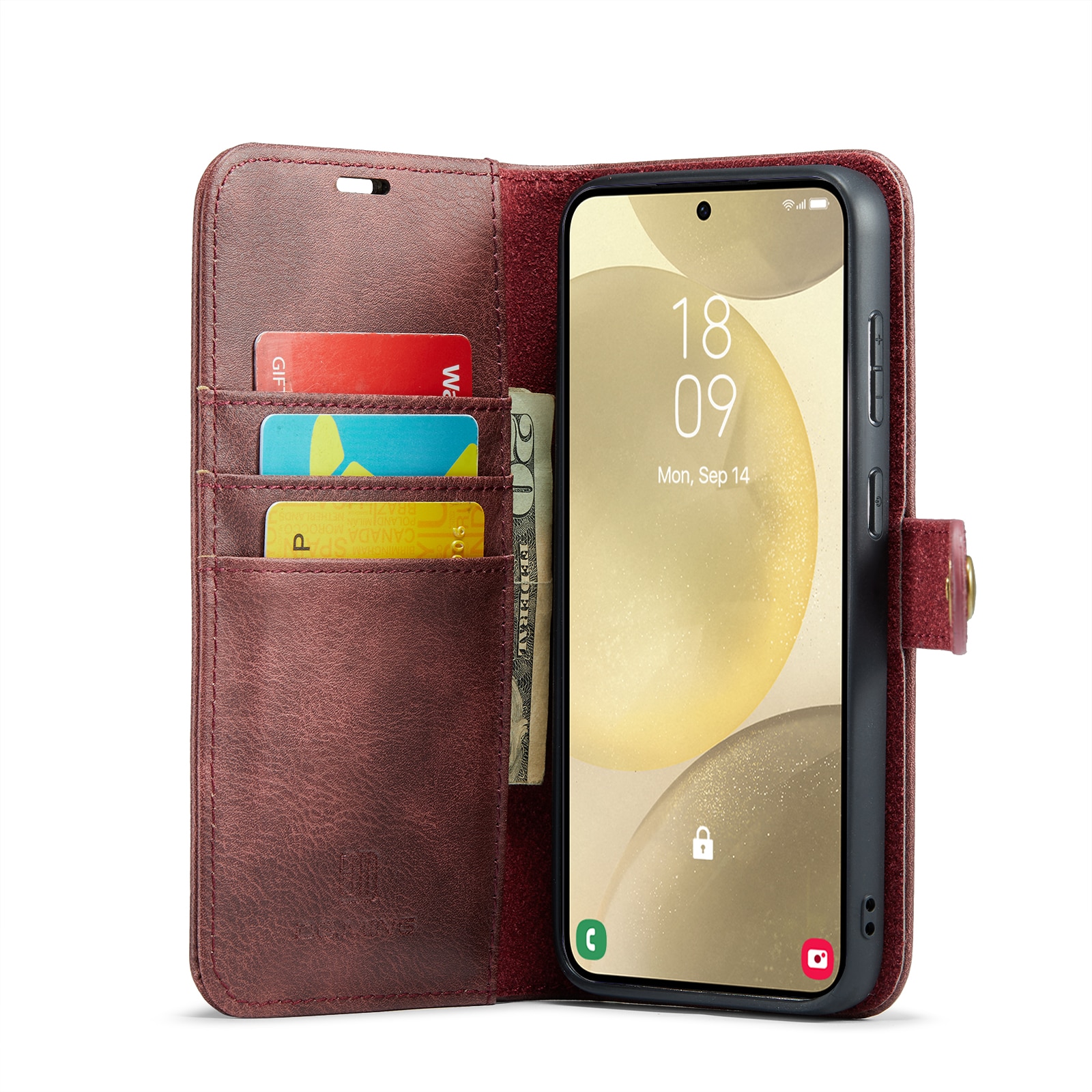 Samsung Galaxy S25 Plus Magnet Wallet Red