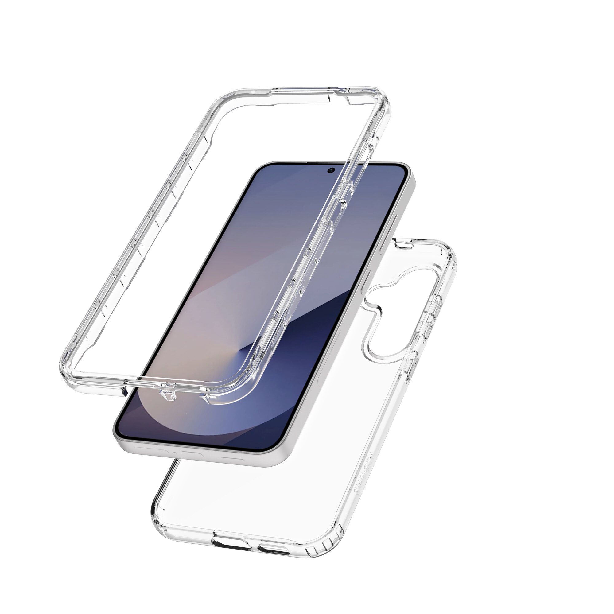 Samsung Galaxy S25 Full Cover Case Transparent