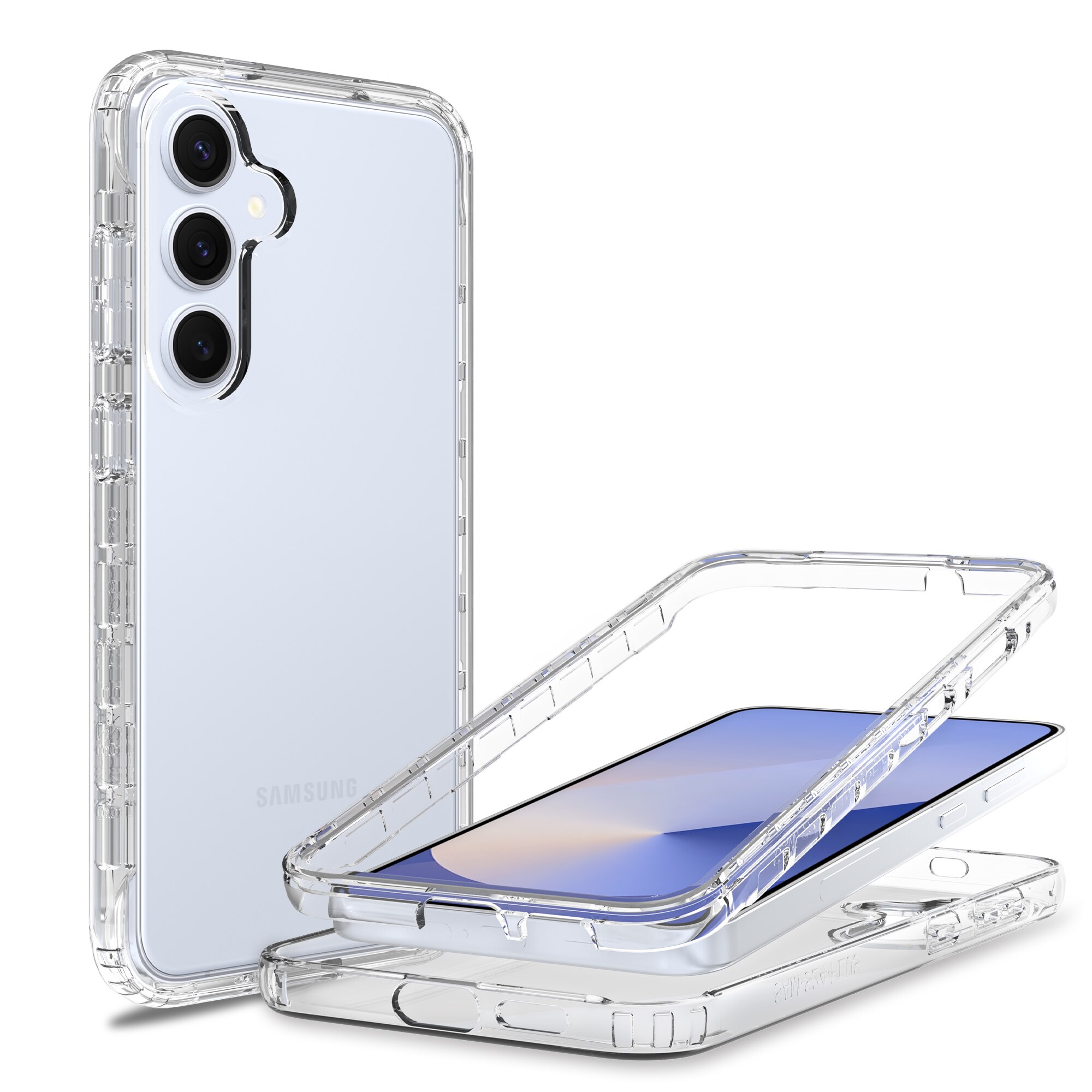 Samsung Galaxy S25 Plus Full Cover Case Transparent