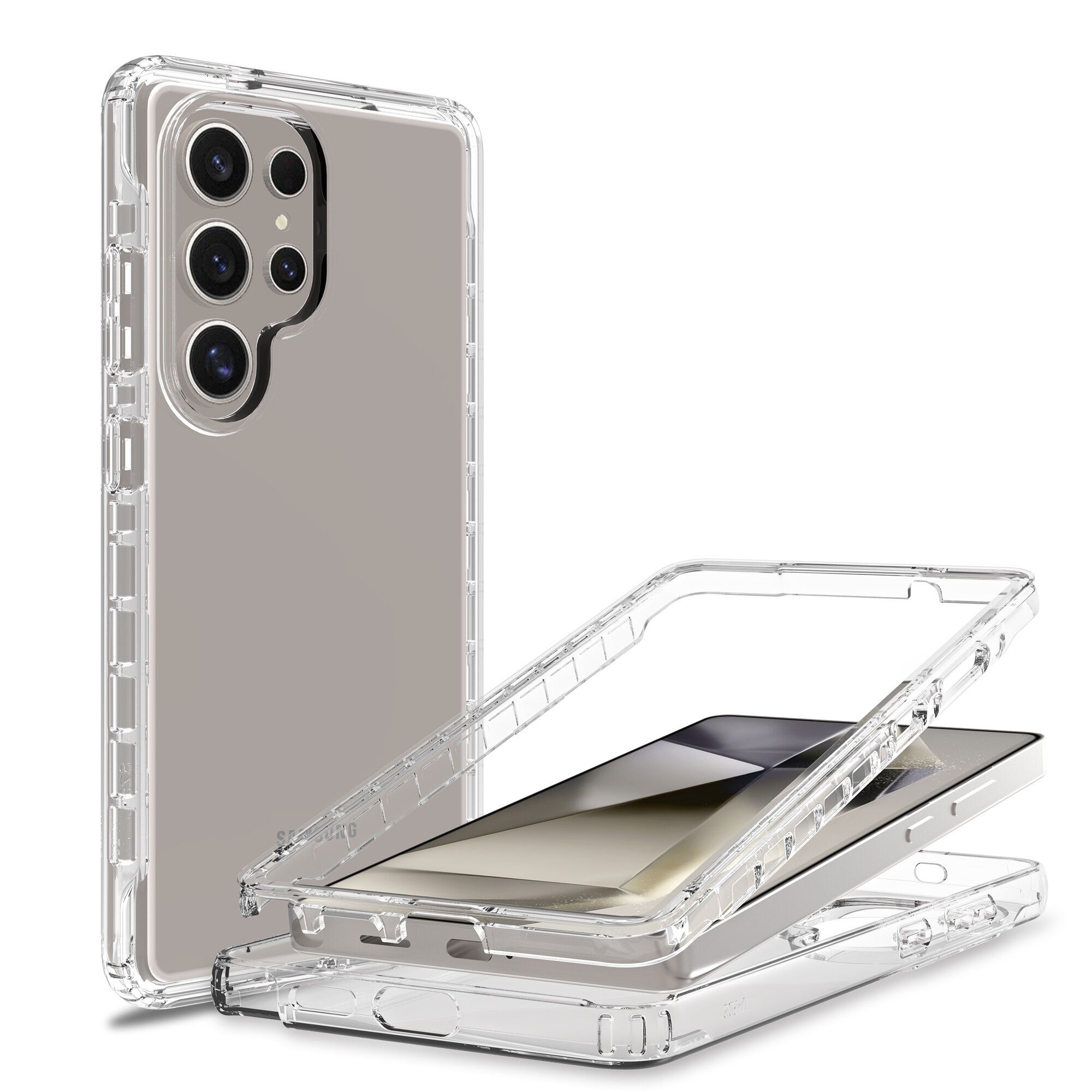 Samsung Galaxy S25 Ultra Full Cover Case Transparent