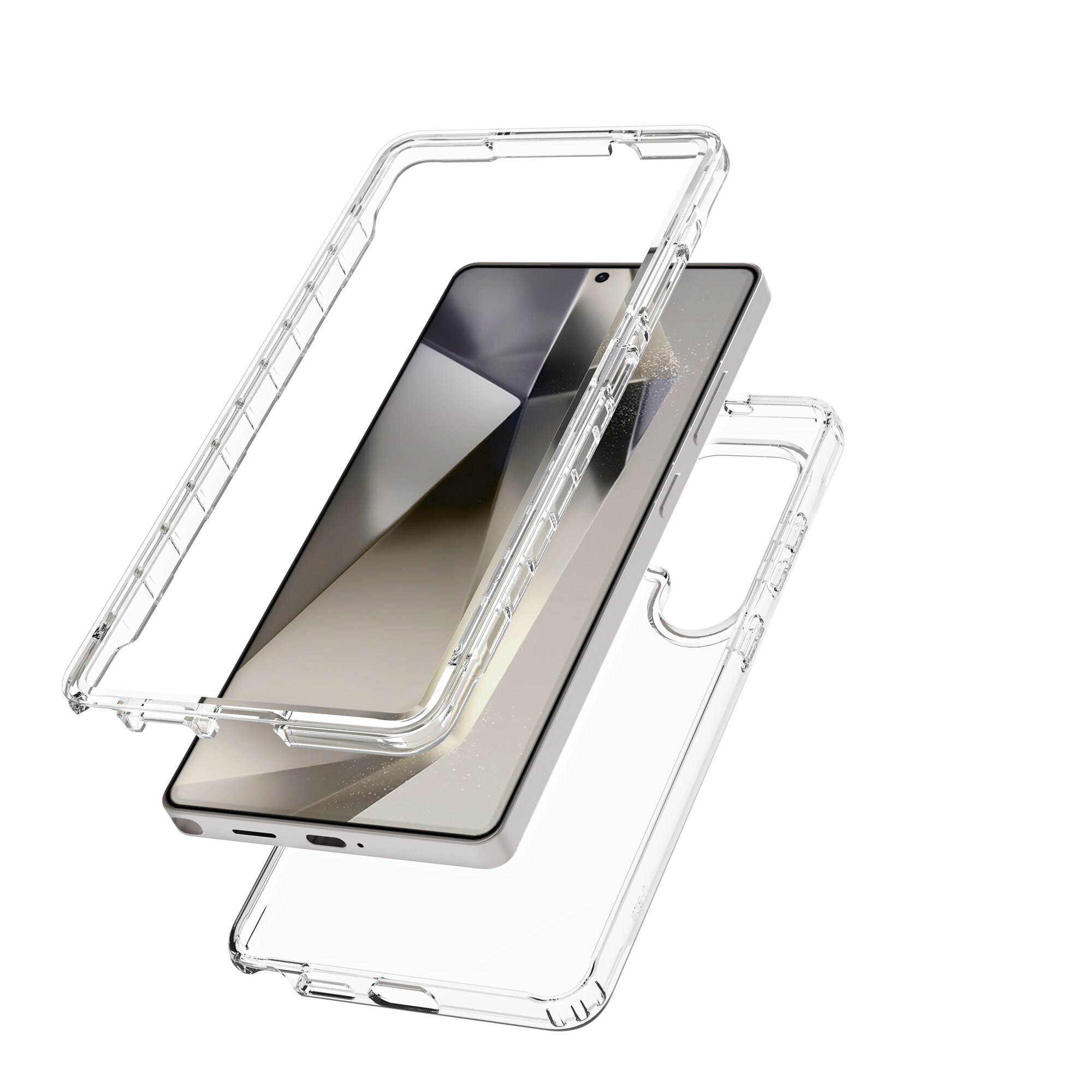 Samsung Galaxy S25 Ultra Full Cover Case Transparent