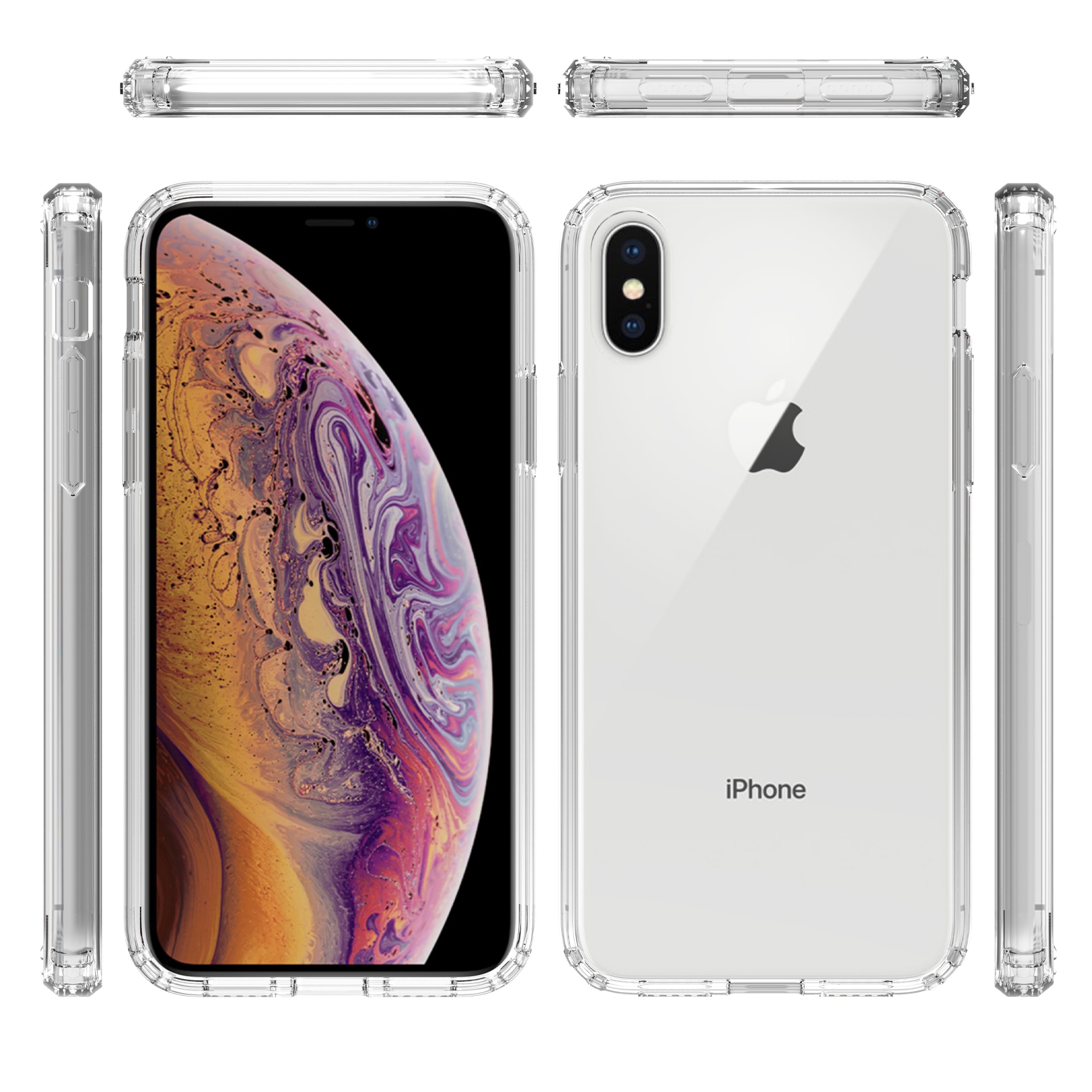 iPhone X/XS Hybrid Case Transparent