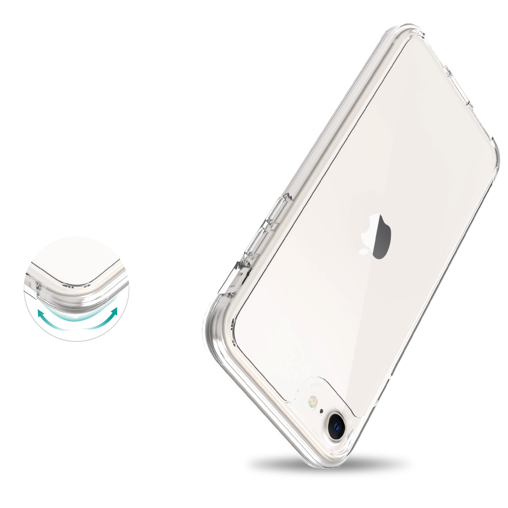 iPhone 8 Hybrid Case Transparent