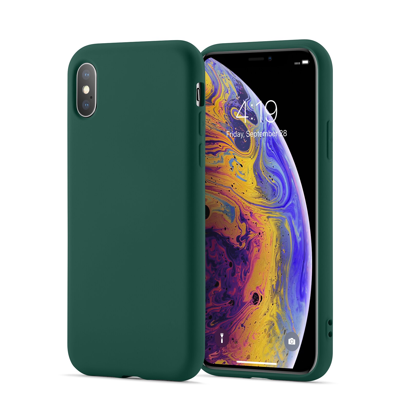 iPhone X/XS TPU Case Dark Green