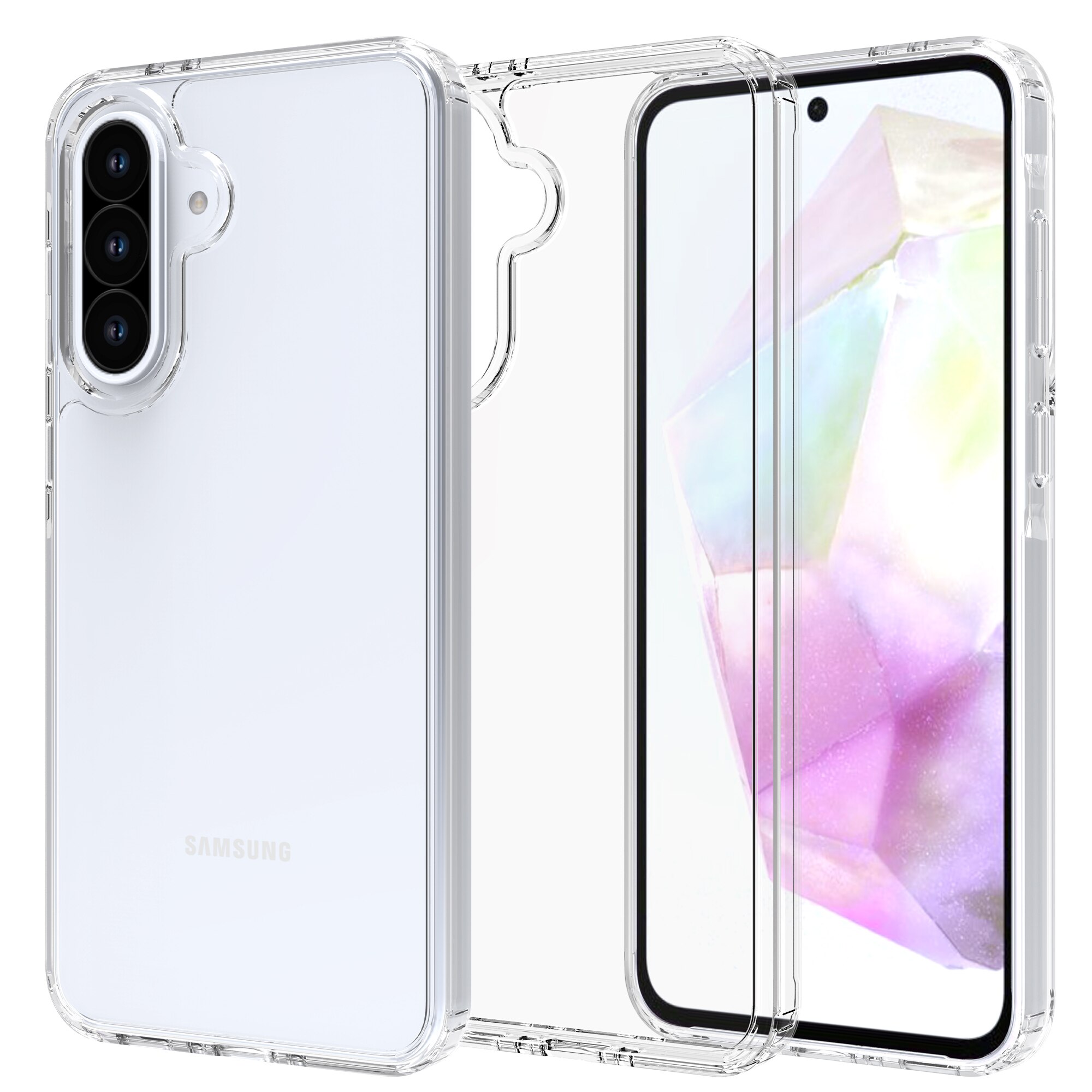 Samsung Galaxy A36 Hybrid Case Transparent