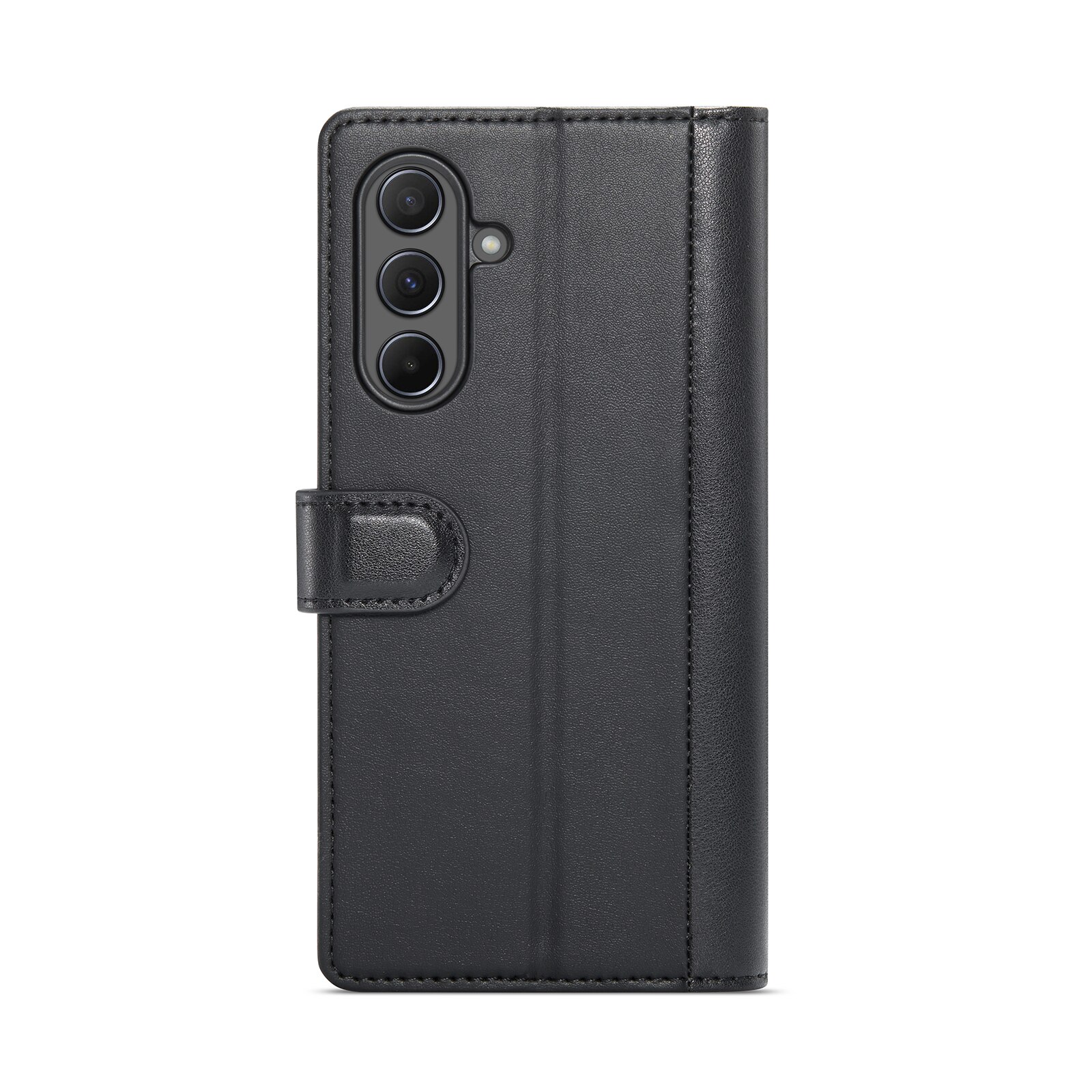 Samsung Galaxy A56 Genuine Leather Wallet Case Black